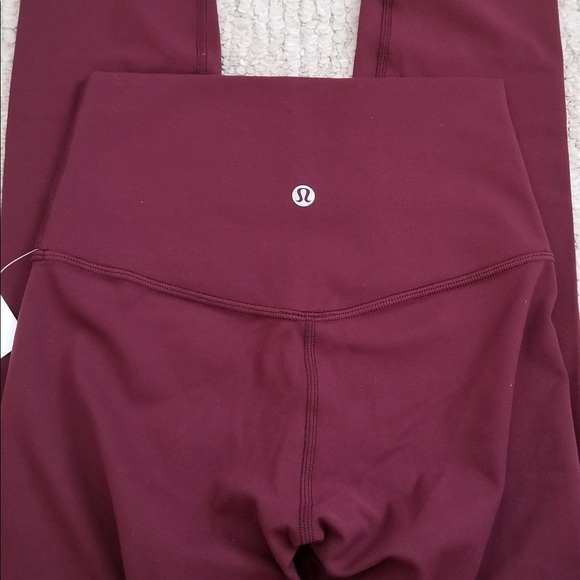 NWT Lululemon Align Garnet 25” size 2 - Picture 5 of 7